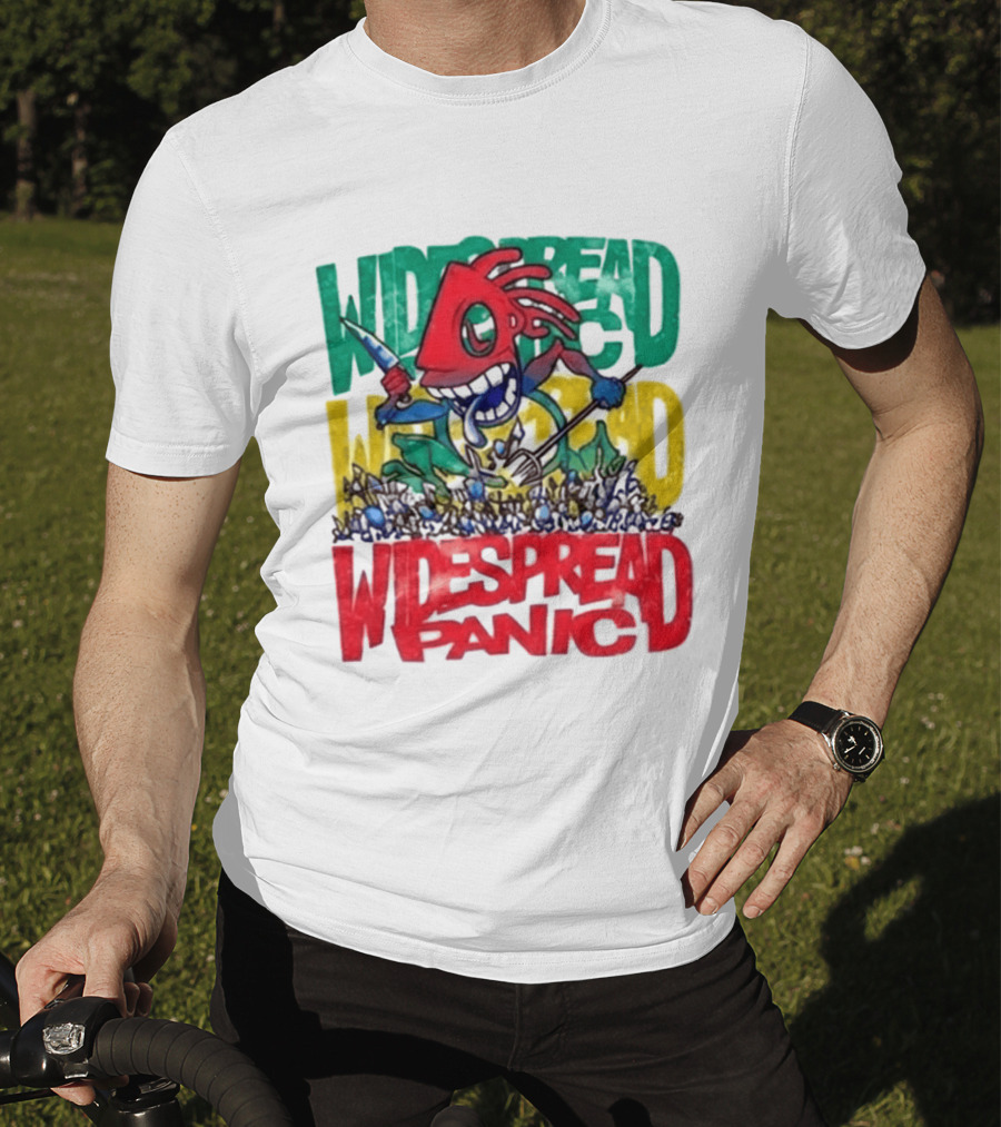 Widespread Panic Wilmington NC Kaiju Note Eater T-Shirt
