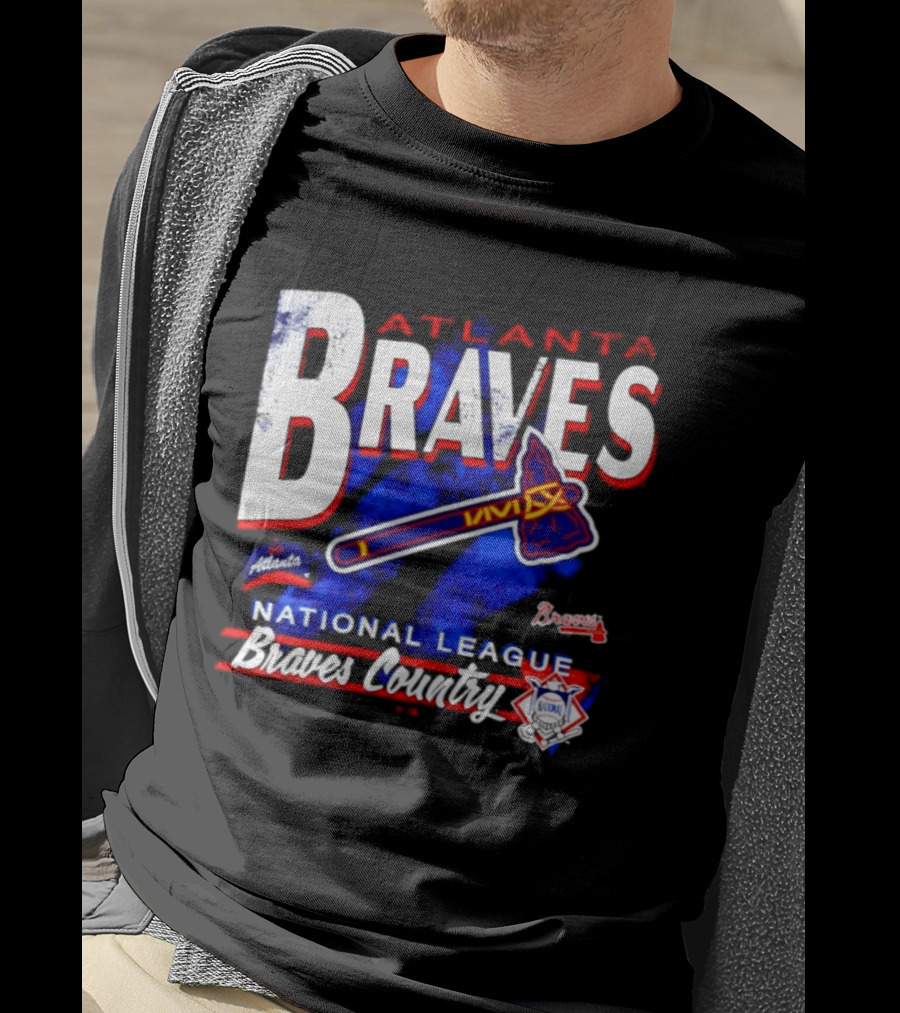 Atlanta Braves National League Braves Country Vintage Tomahawk Iconic Team Spirit T-Shirt