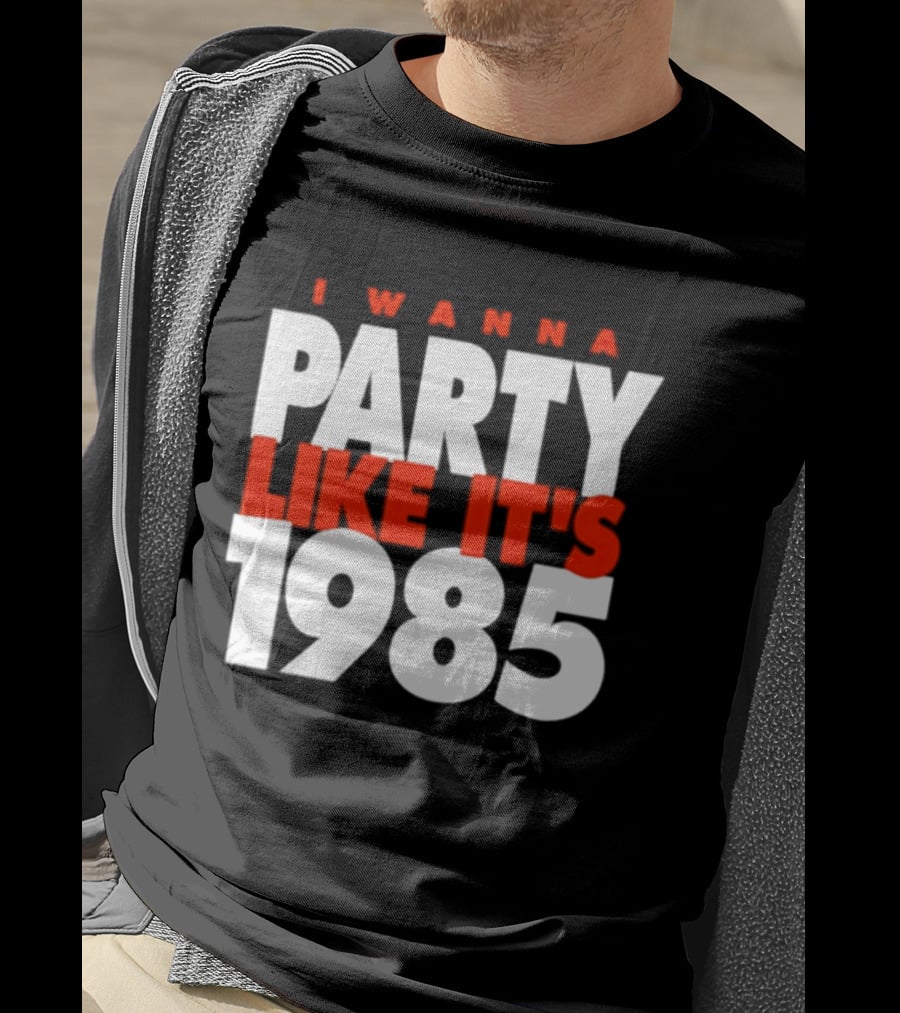 Chicago Bears I Wanna Party Like It's 1985 Retro Nostalgia T-Shirt