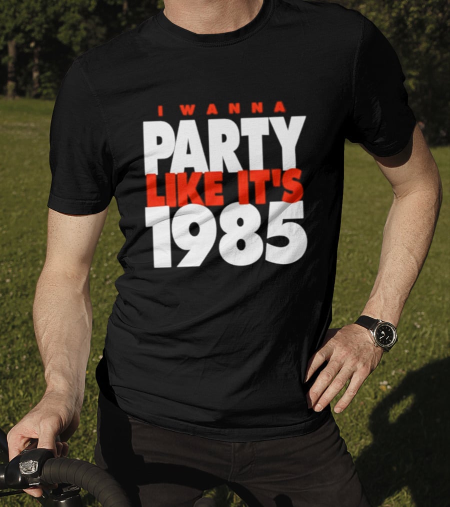 Chicago Bears I Wanna Party Like It's 1985 Retro Nostalgia T-Shirt