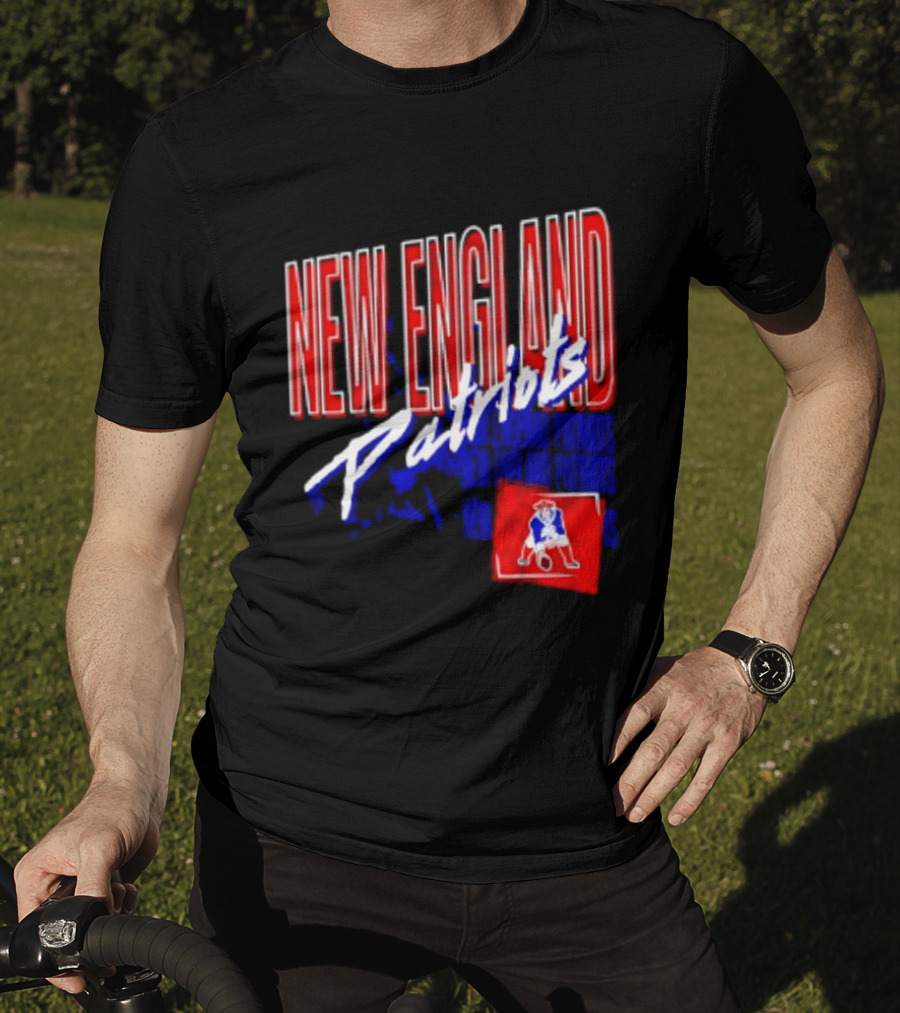 New England Patriots Red White Team Sports T-Shirt