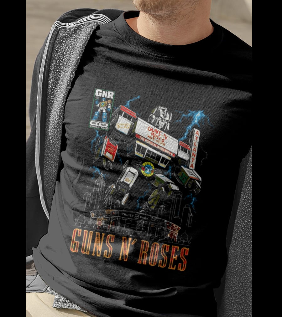 Guns N Roses Truist Park Atlanta GA 2026 Megazord Event September 19 T-Shirt