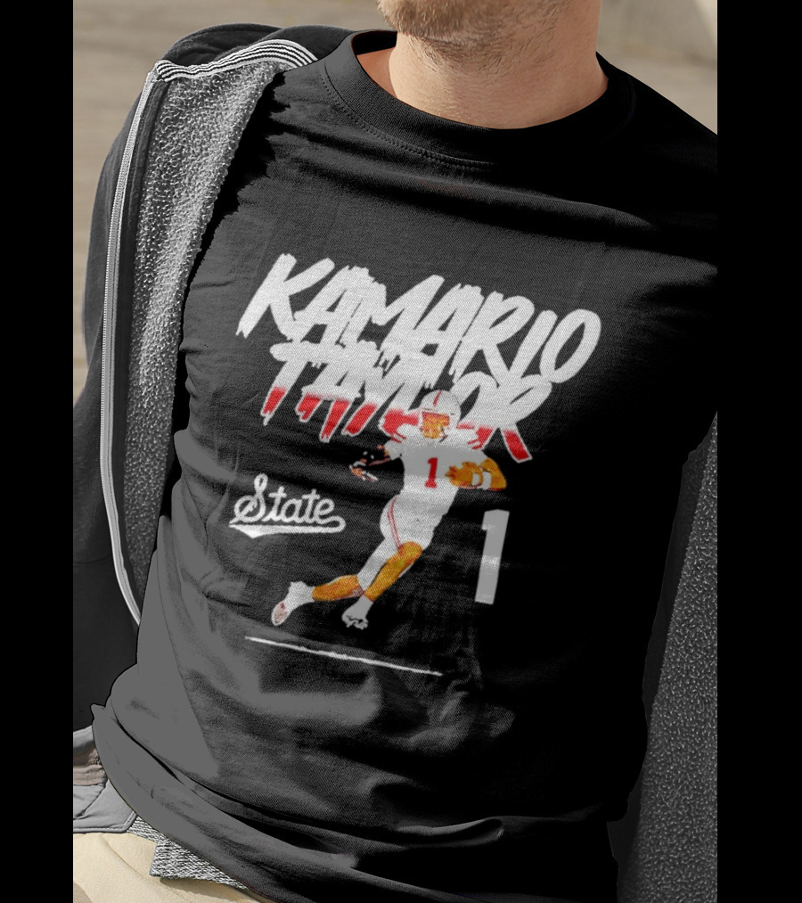 Kamario Taylor State 1 Football Player Bootleg T-Shirt