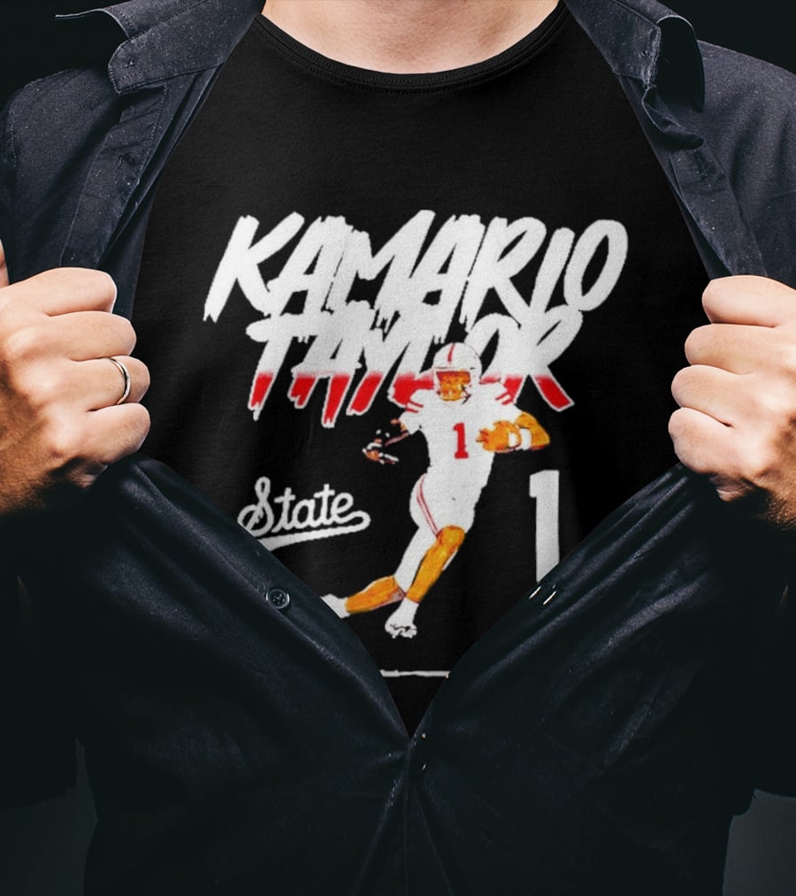 Kamario Taylor State 1 Football Player Bootleg T-Shirt