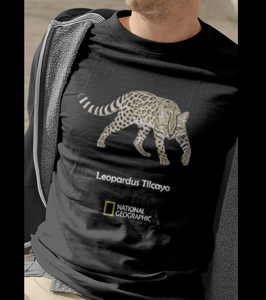 Leopardus Tilcayo National Geographic Wildlife September 2026 Discovery T-Shirt