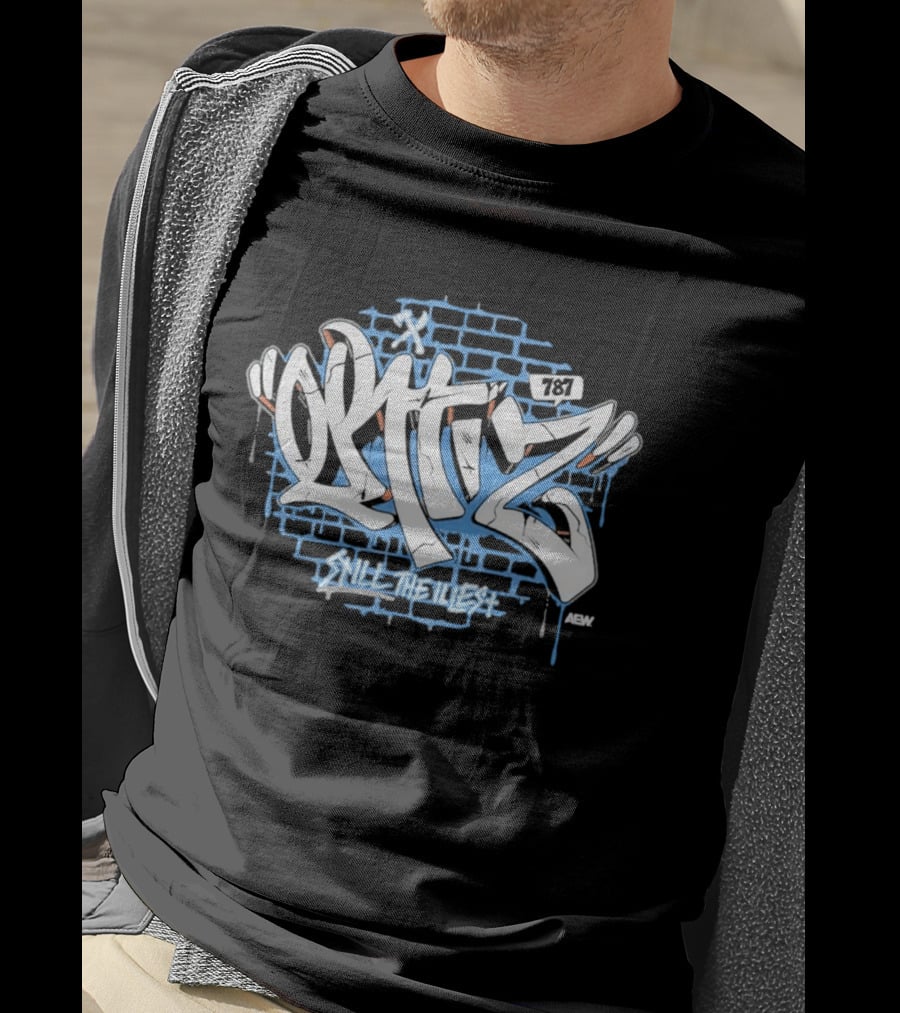 Ortiz Still The Illest Graffiti Style 787 Wall T-Shirt