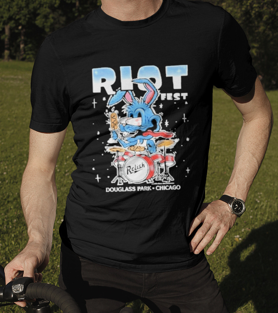 Riot Festival 2026 Douglass Park Chicago Relish Event T-Shirt