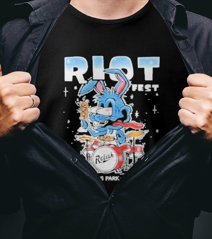 Riot Festival 2026 Douglass Park Chicago Relish Event T-Shirt