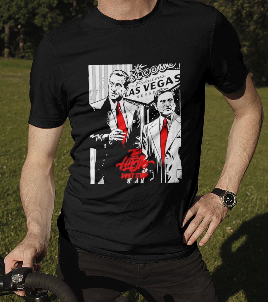 Las Vegas Casino Mobsters Red Tie T-Shirt