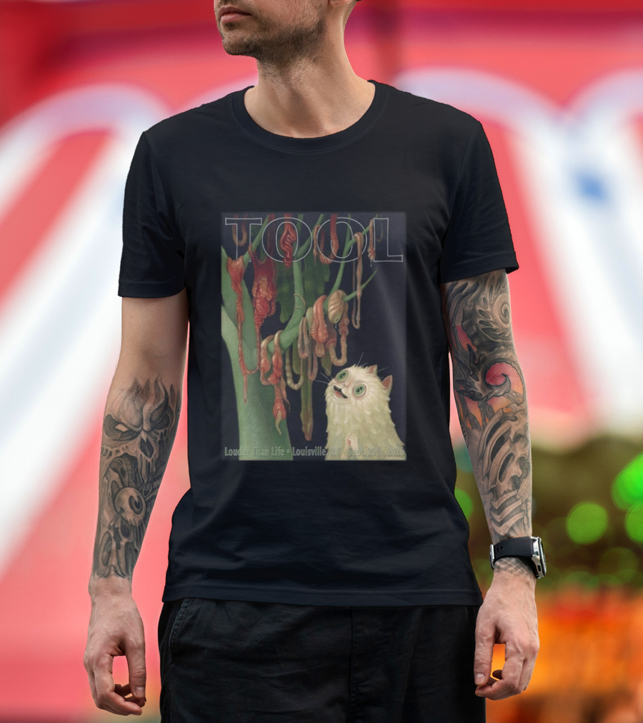 TOOL Louder Than Life Louisville KY Sept 20 2026 Cat T-Shirt