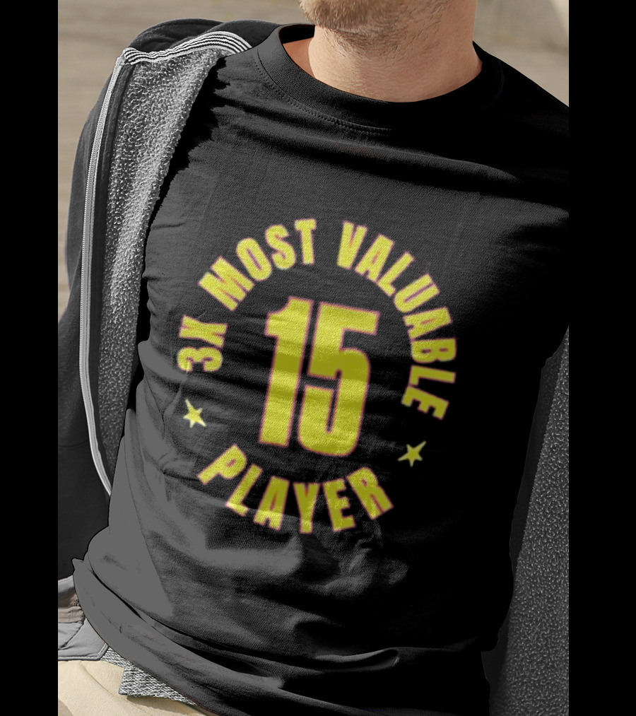 3X Most Valuable Player 15 Stars T-Shirt
