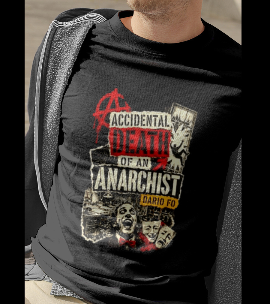 Accidental Death Of An Anarchist Dario Fo Red Anarchy T-Shirt