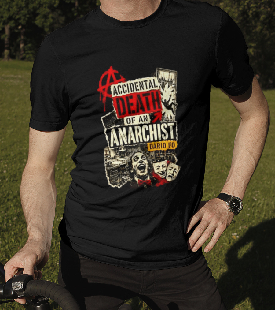 Accidental Death Of An Anarchist Dario Fo Red Anarchy T-Shirt