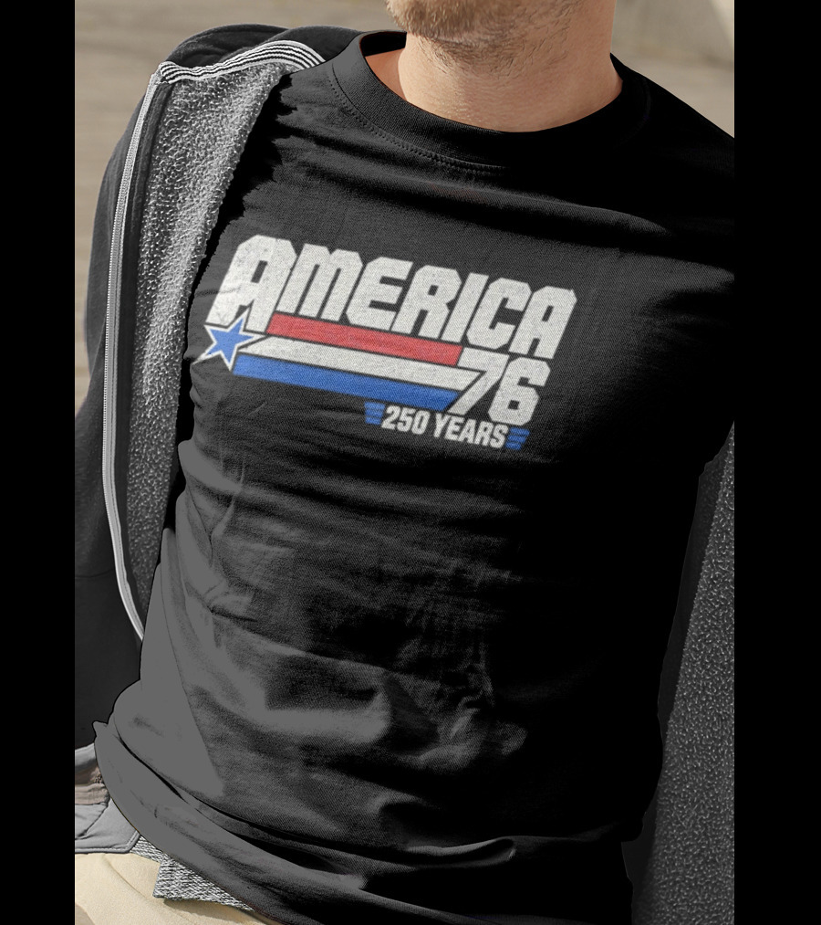 America 76 250 Years Star And Stripes Celebration T-Shirt