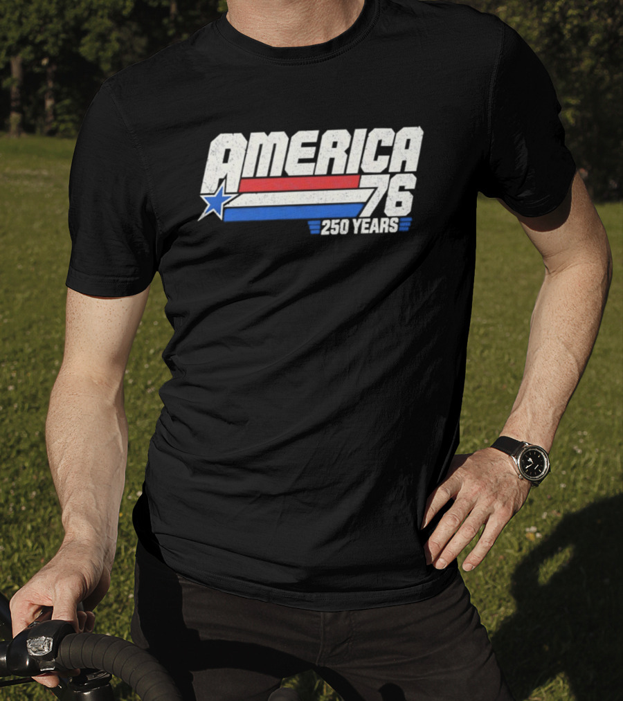America 76 250 Years Star And Stripes Celebration T-Shirt