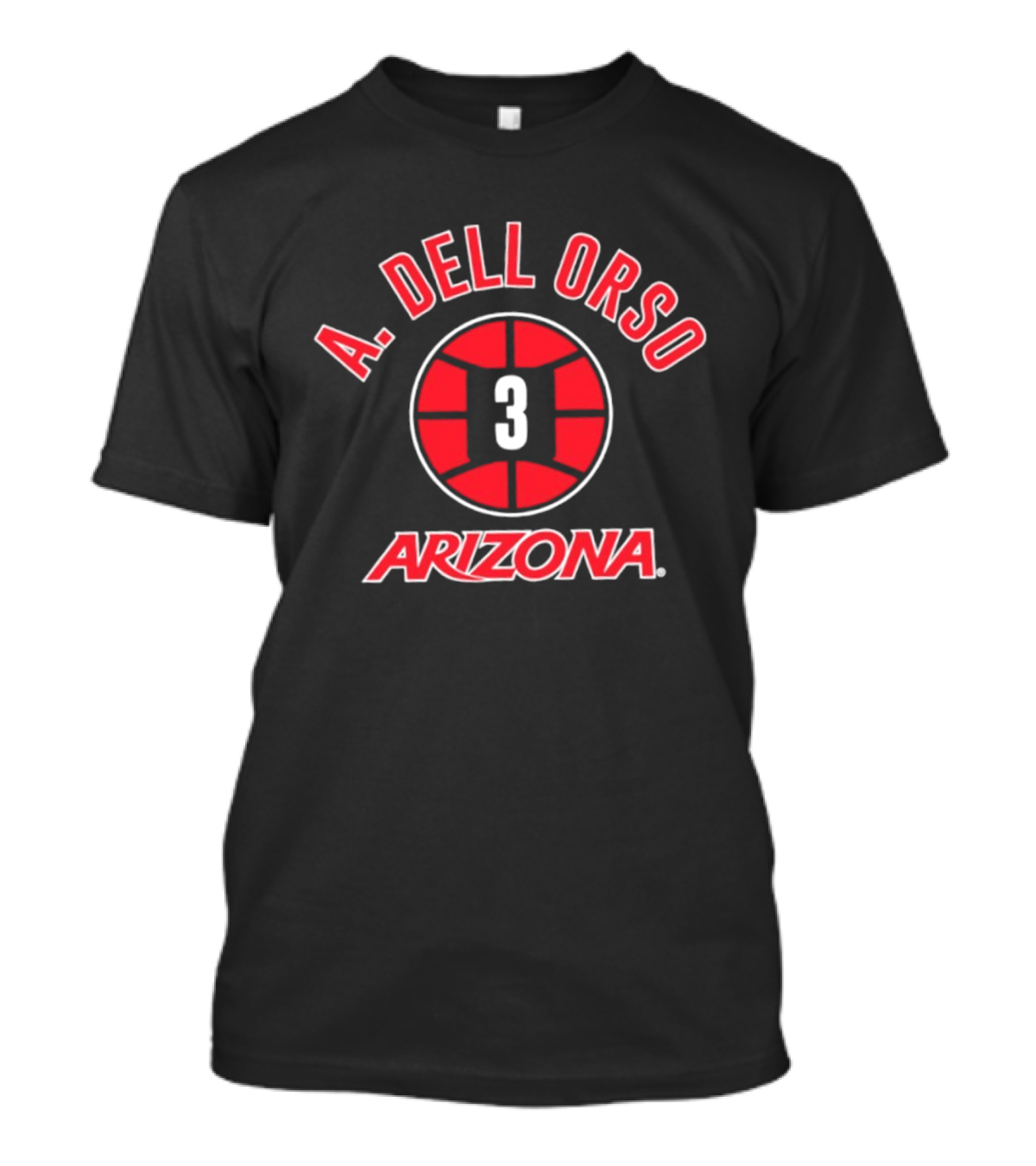 A. Dell Orso 3 Arizona Wildcats Basketball T-Shirt