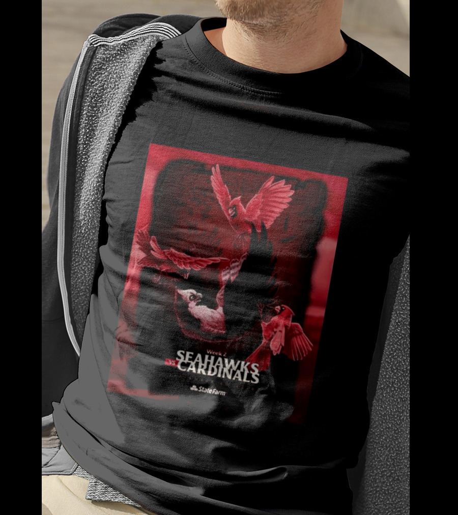 Week 2 Arizona Cardinals Vs Seattle Seahawks State Farm Stadium Glendale September 20 2026 T-Shirt