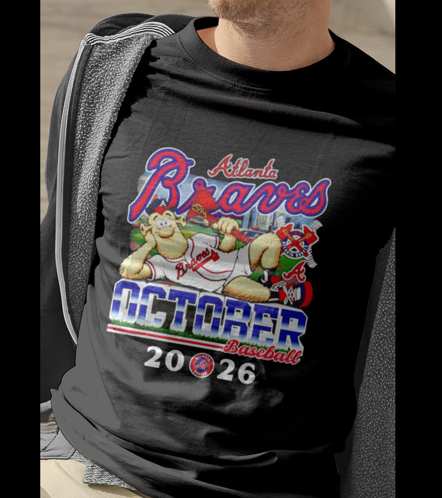 Atlanta Braves October Baseball 2026 MLB Postseason T-Shirt