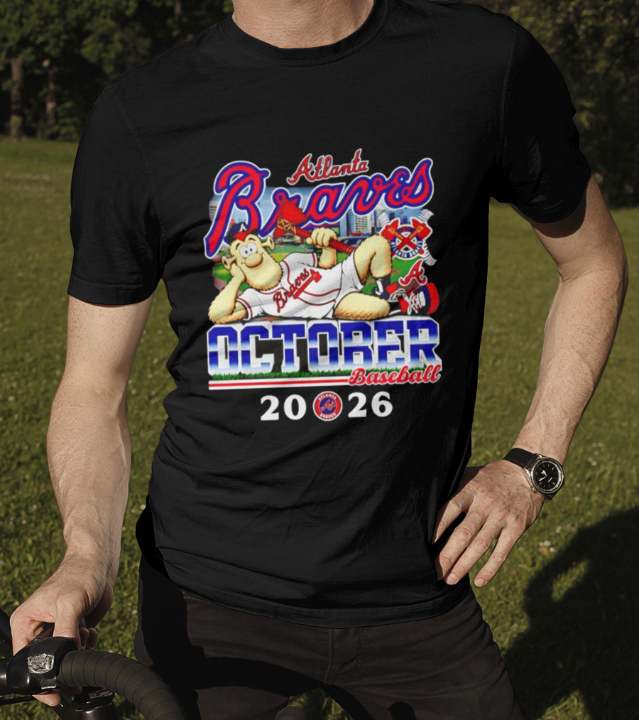 Atlanta Braves October Baseball 2026 MLB Postseason T-Shirt