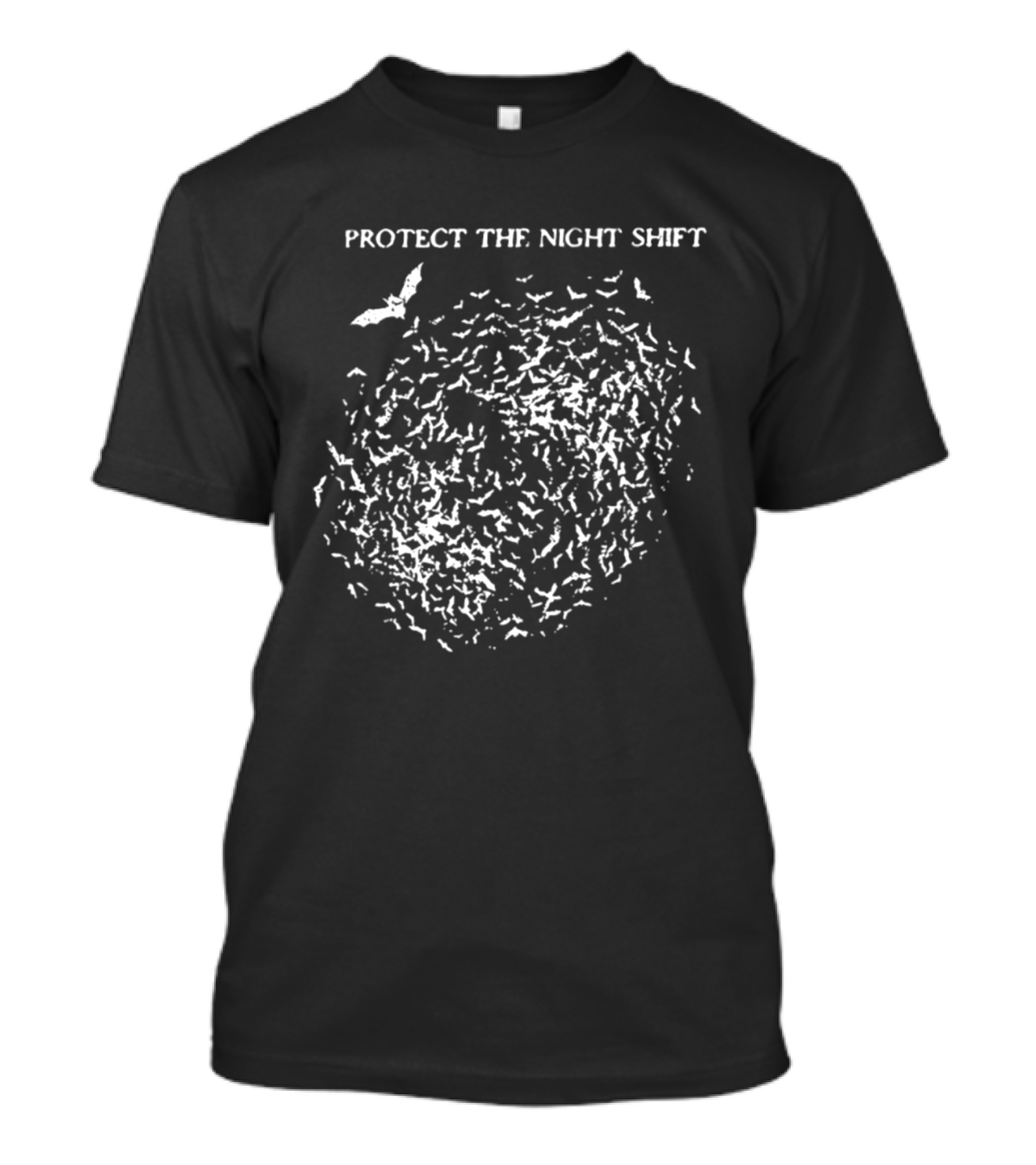 Protect The Night Shift Bat Conservation Halloween T-Shirt
