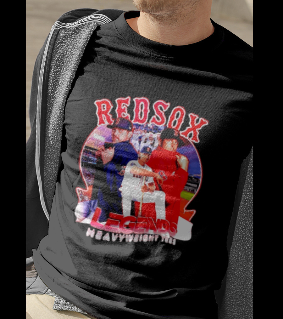 Boston Red Sox Legends Heavyweight Hits Abreu And Duran T-Shirt