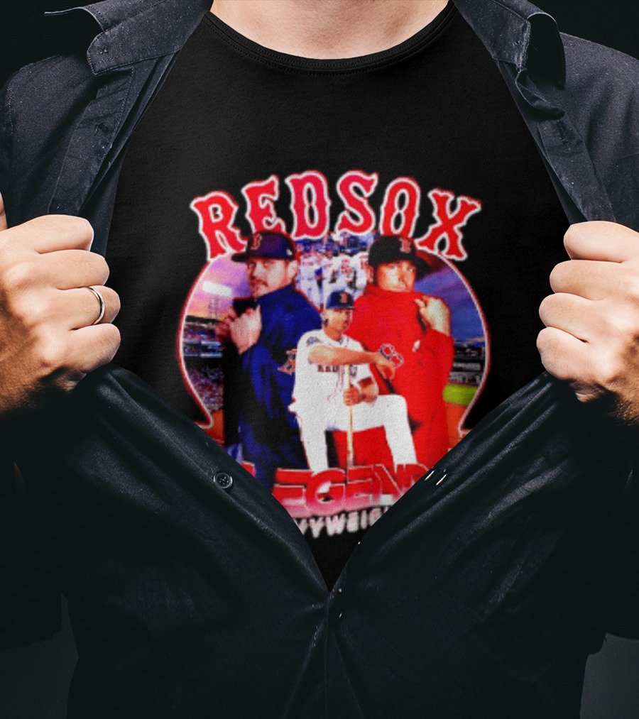 Boston Red Sox Legends Heavyweight Hits Abreu And Duran T-Shirt