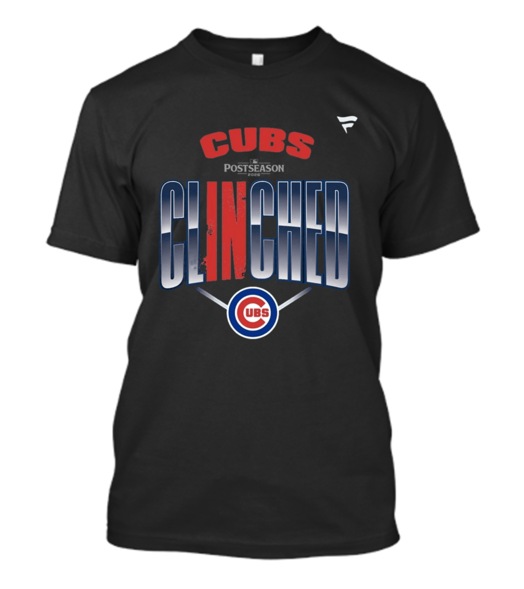Chicago Cubs Postseason 2026 Clinched MLB T-Shirt