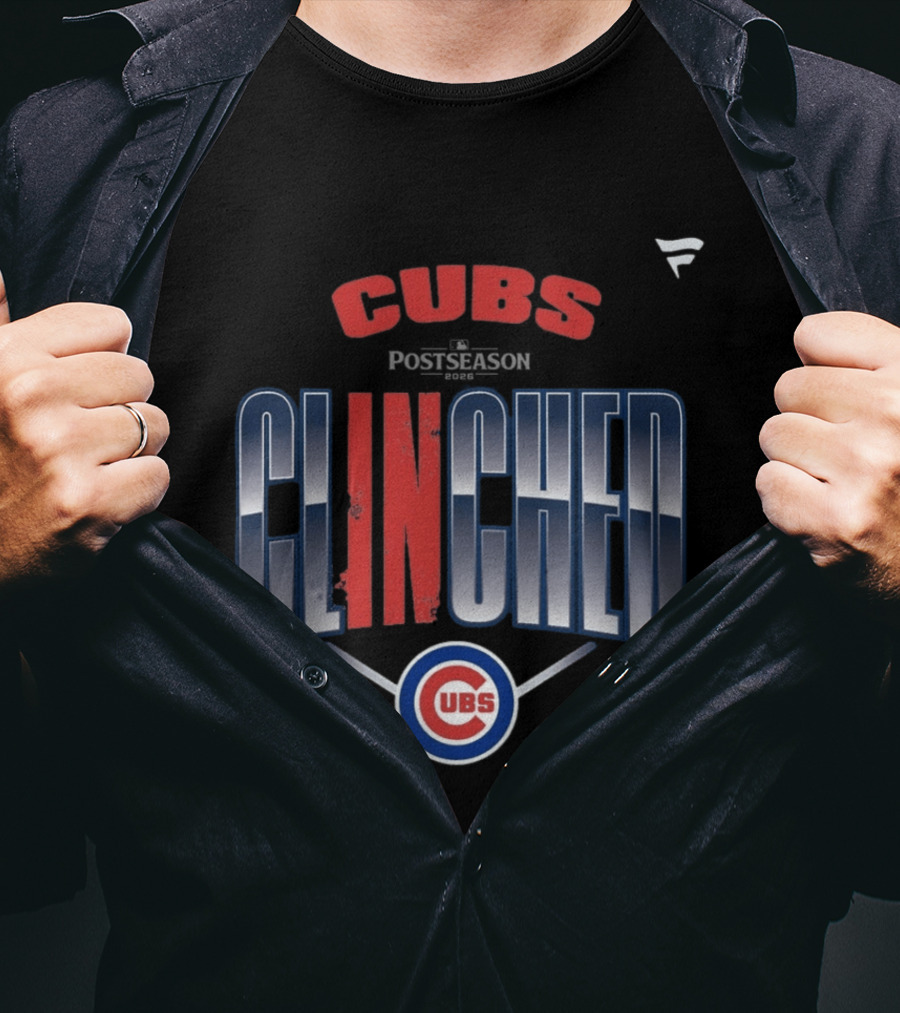 Chicago Cubs Postseason 2026 Clinched MLB T-Shirt