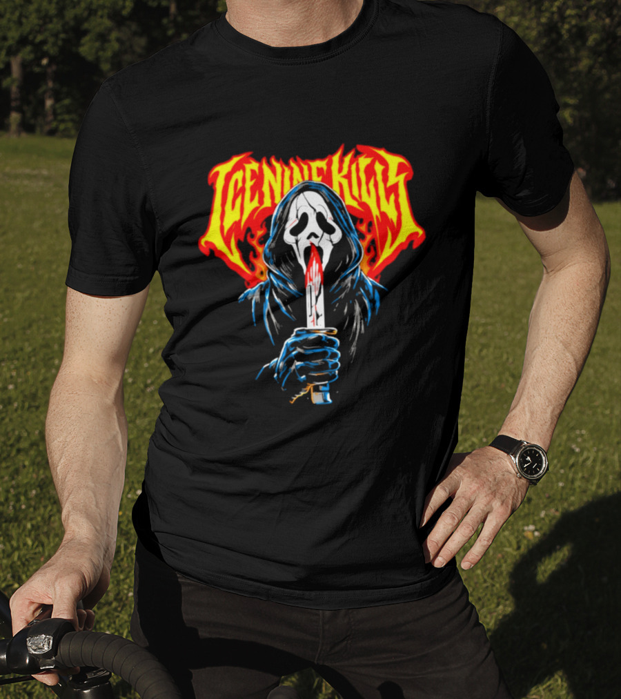 Louder Than Life 2026 Louisville Kentucky Ice Nine Kills Bloody Ghost Mask Knife T-Shirt