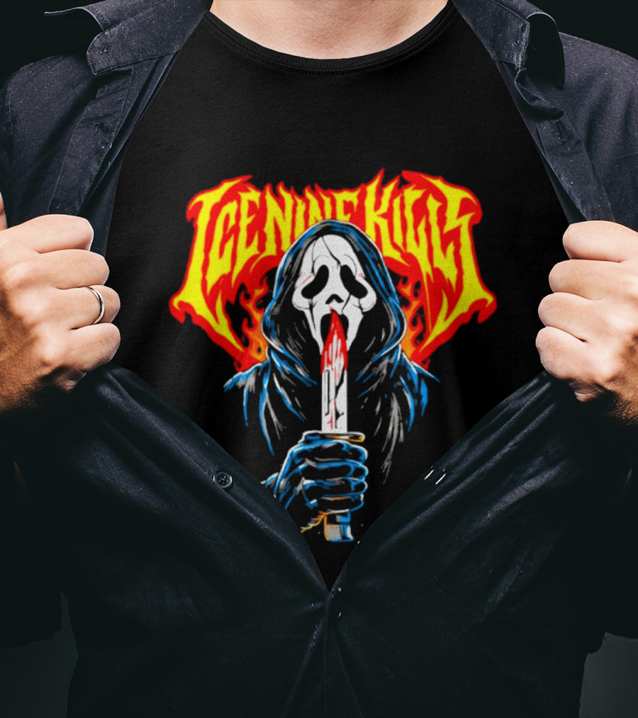 Louder Than Life 2026 Louisville Kentucky Ice Nine Kills Bloody Ghost Mask Knife T-Shirt
