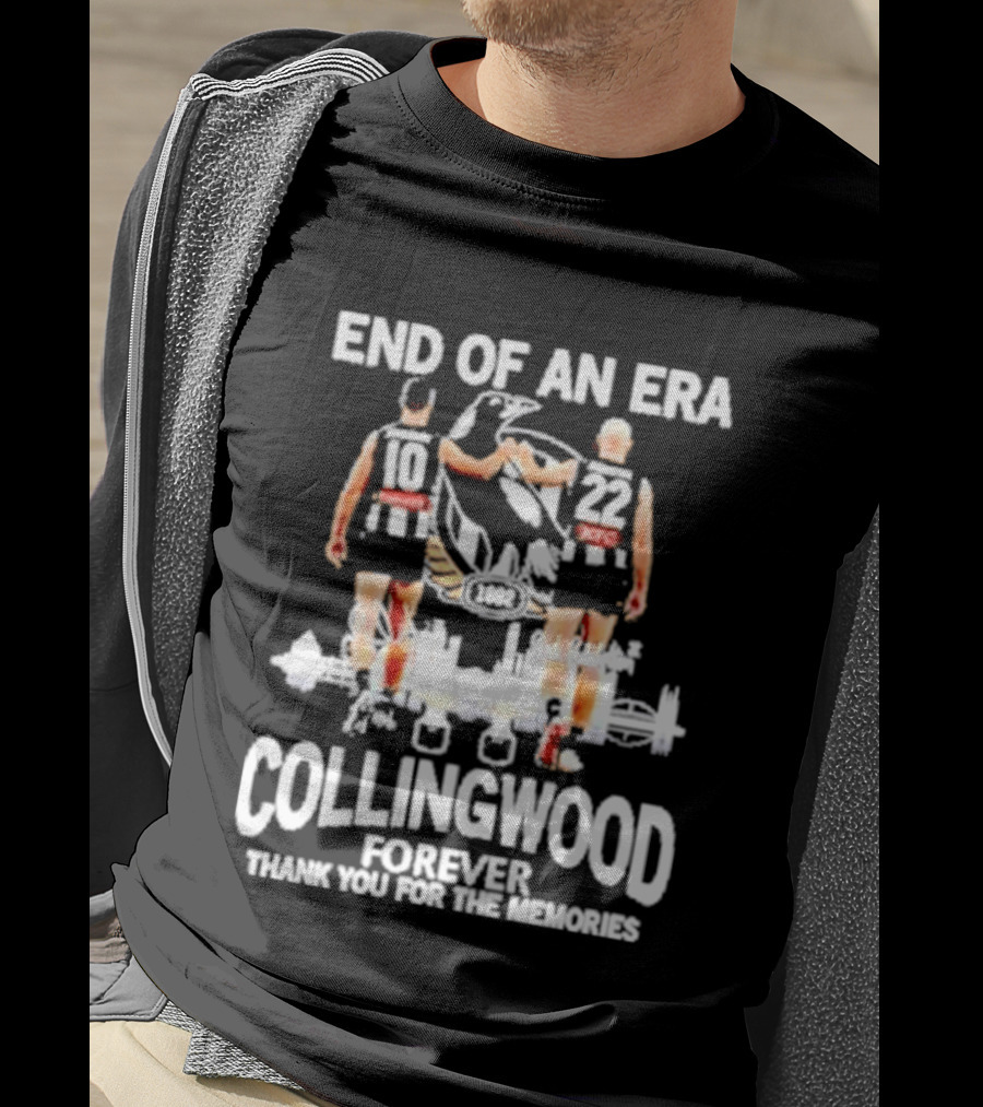 End Of An Era Collingwood Forever Thank You For The Memories T-Shirt