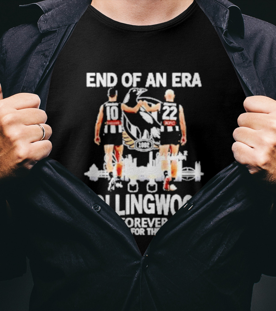End Of An Era Collingwood Forever Thank You For The Memories T-Shirt