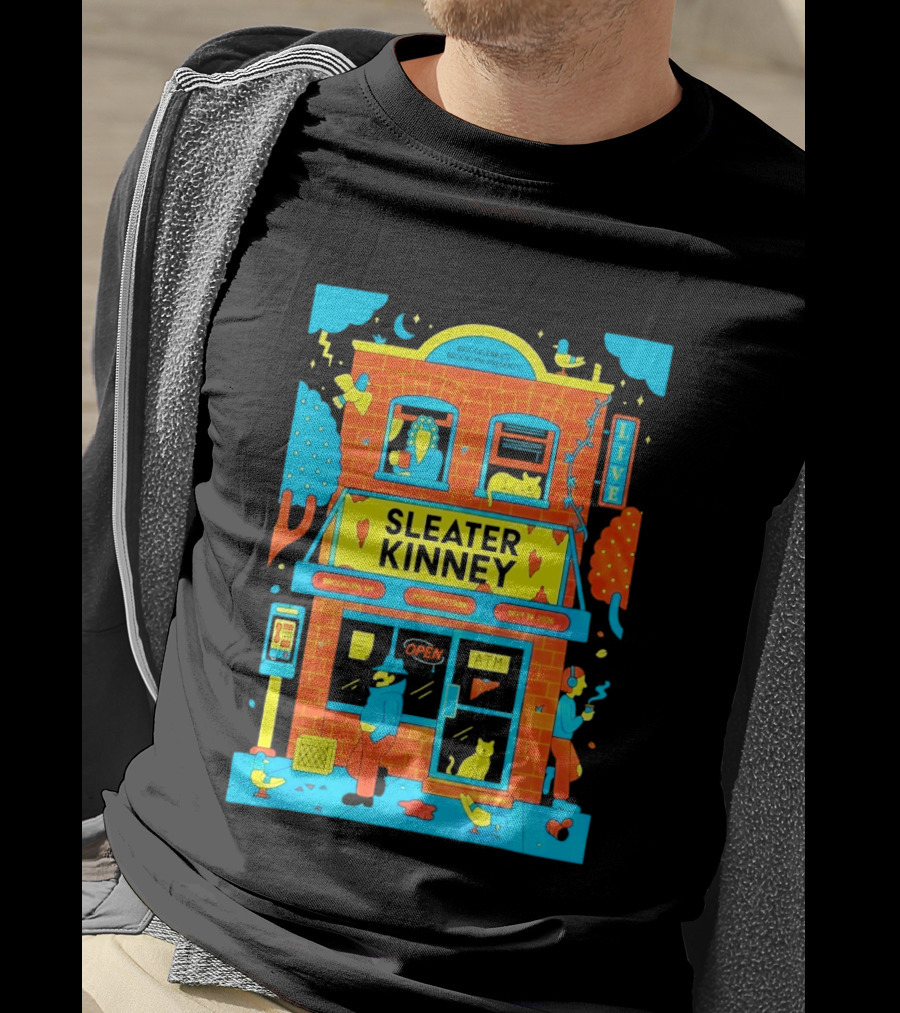 Sleater Kinney Live Brooklyn NY Prospect Park Sept 19 2026 T-Shirt