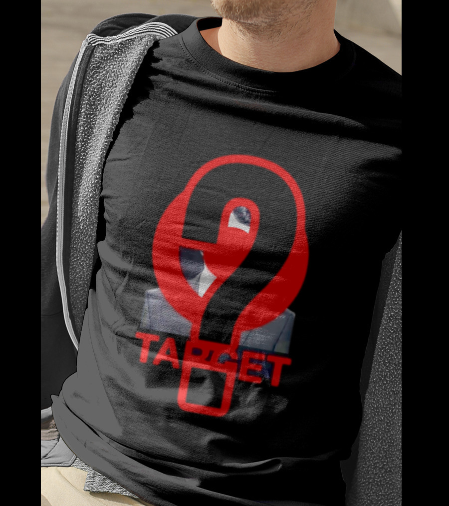 Markdown Target Question Mark Political Satire T-Shirt