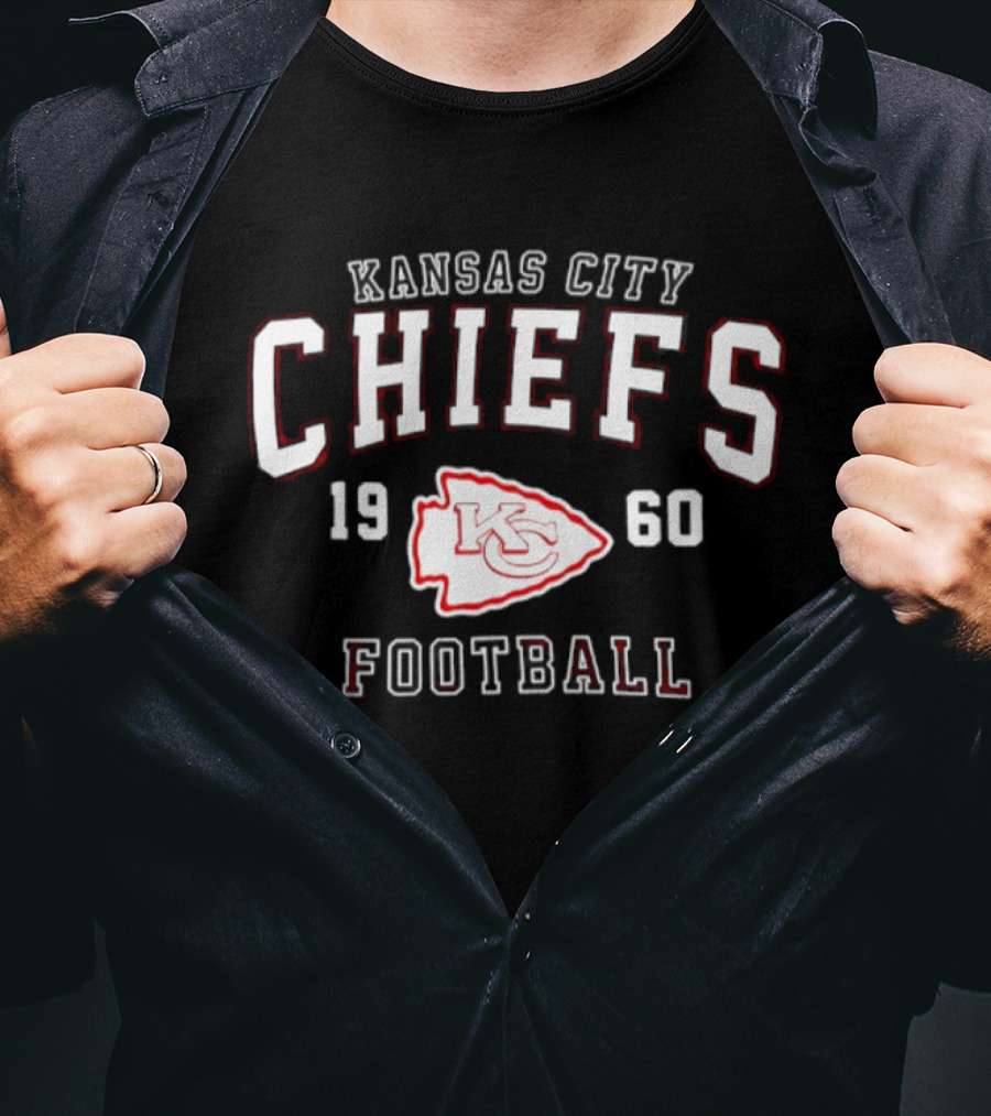 Kansas City Chiefs 1960 Football KC Logo Taylor T-Shirt