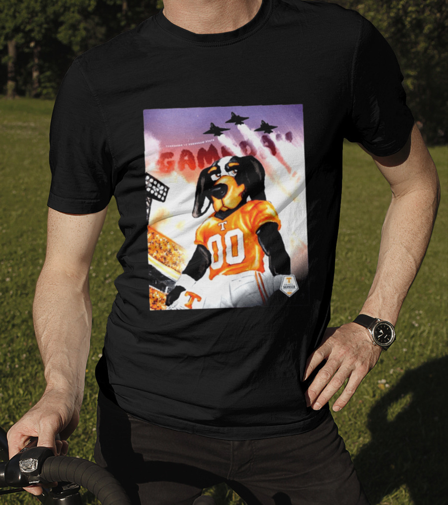 Tennessee Volunteers Smokey 00 Game Day Jets Flyover Stadium Lights T-Shirt