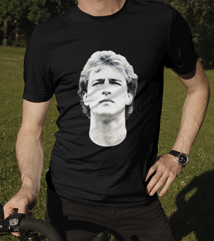 Larry Bird Big Head Boston Celtics Bird Series T-Shirt