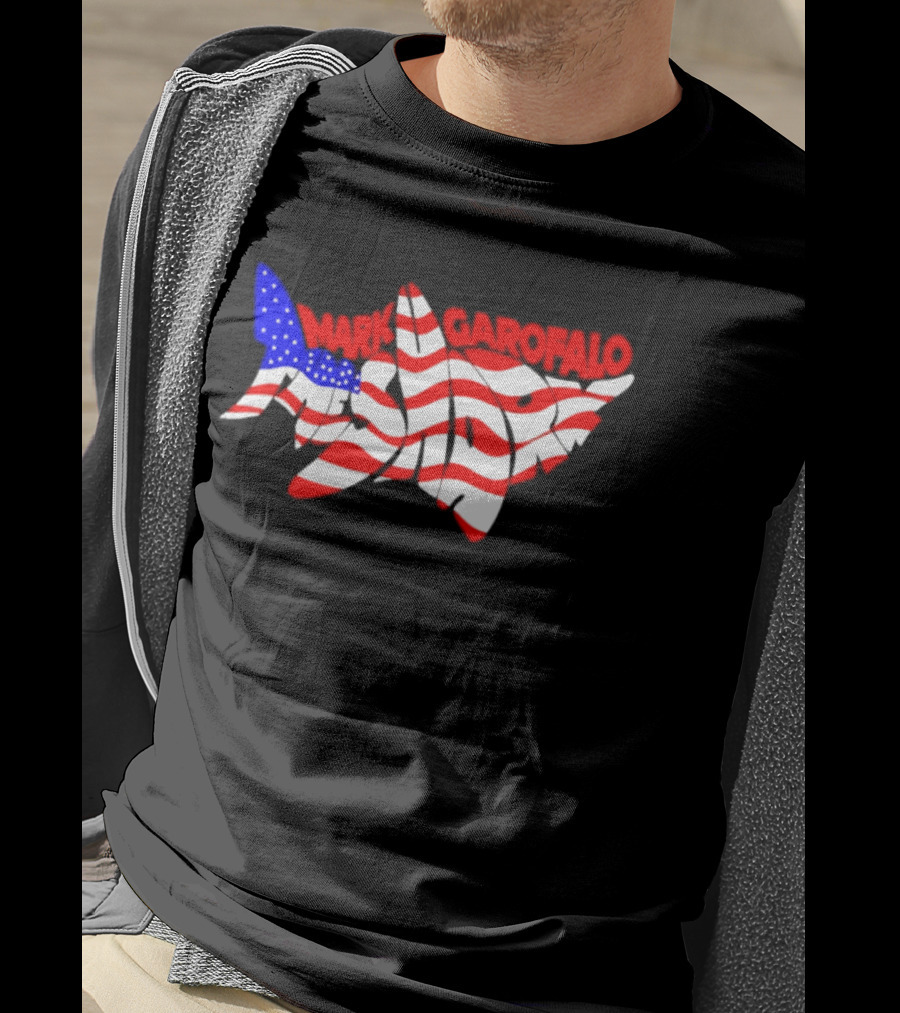 The American Muscle Shark USA Mark Garofalo Mark The Shark T-Shirt