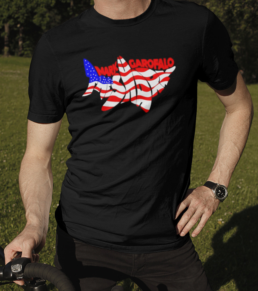 The American Muscle Shark USA Mark Garofalo Mark The Shark T-Shirt