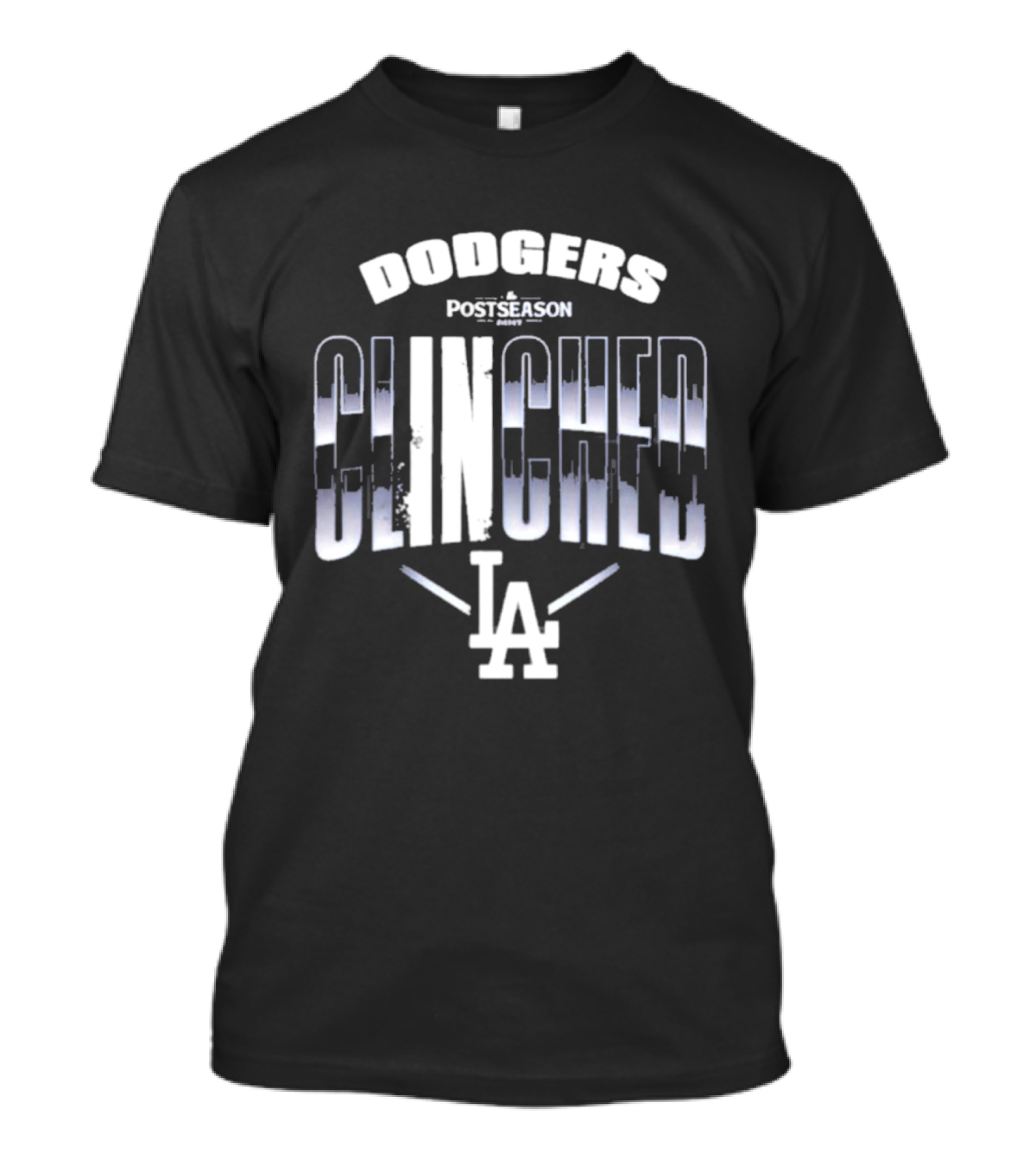 Los Angeles Dodgers Postseason Clinched LA 2026 T-Shirt