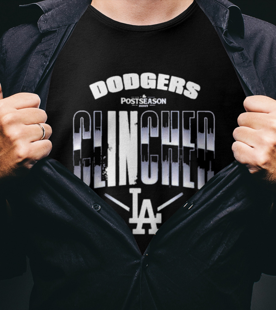 Los Angeles Dodgers Postseason Clinched LA 2026 T-Shirt