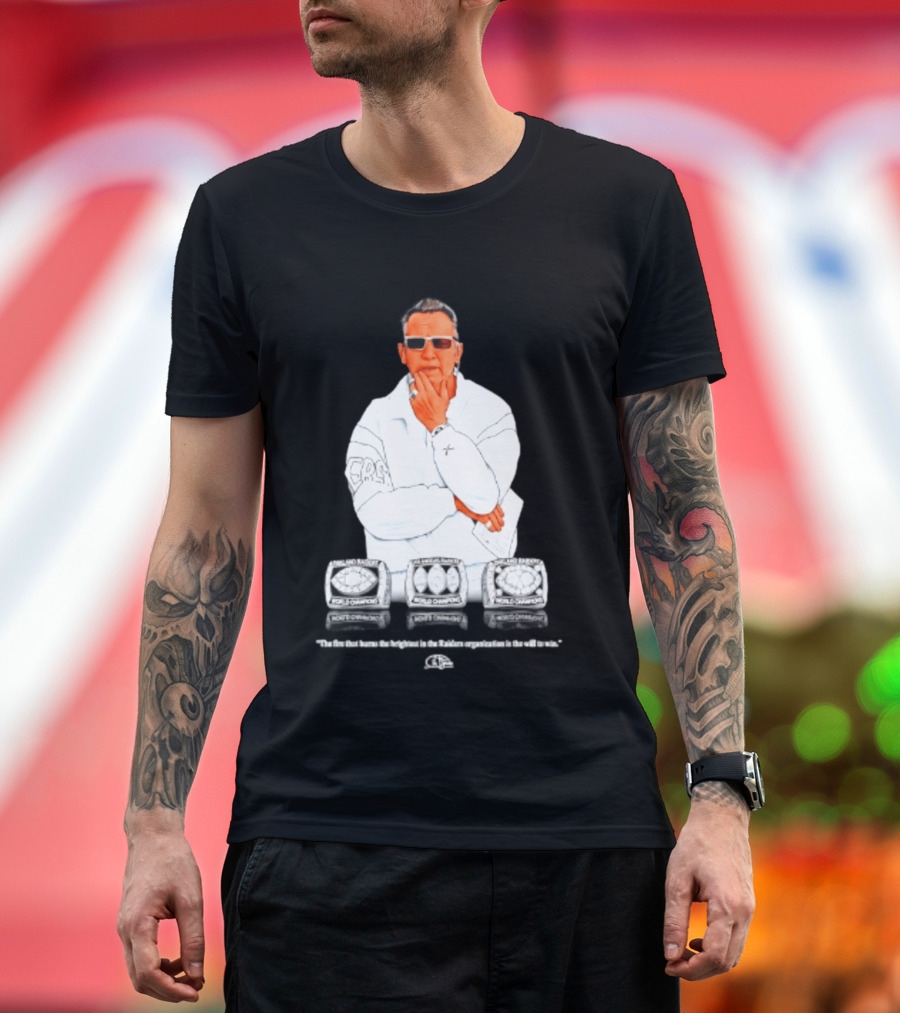 Maxx Crosby Las Vegas Raiders Al Davis World Champion Rings T-Shirt
