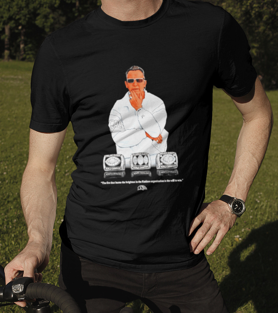 Maxx Crosby Las Vegas Raiders Al Davis World Champion Rings T-Shirt