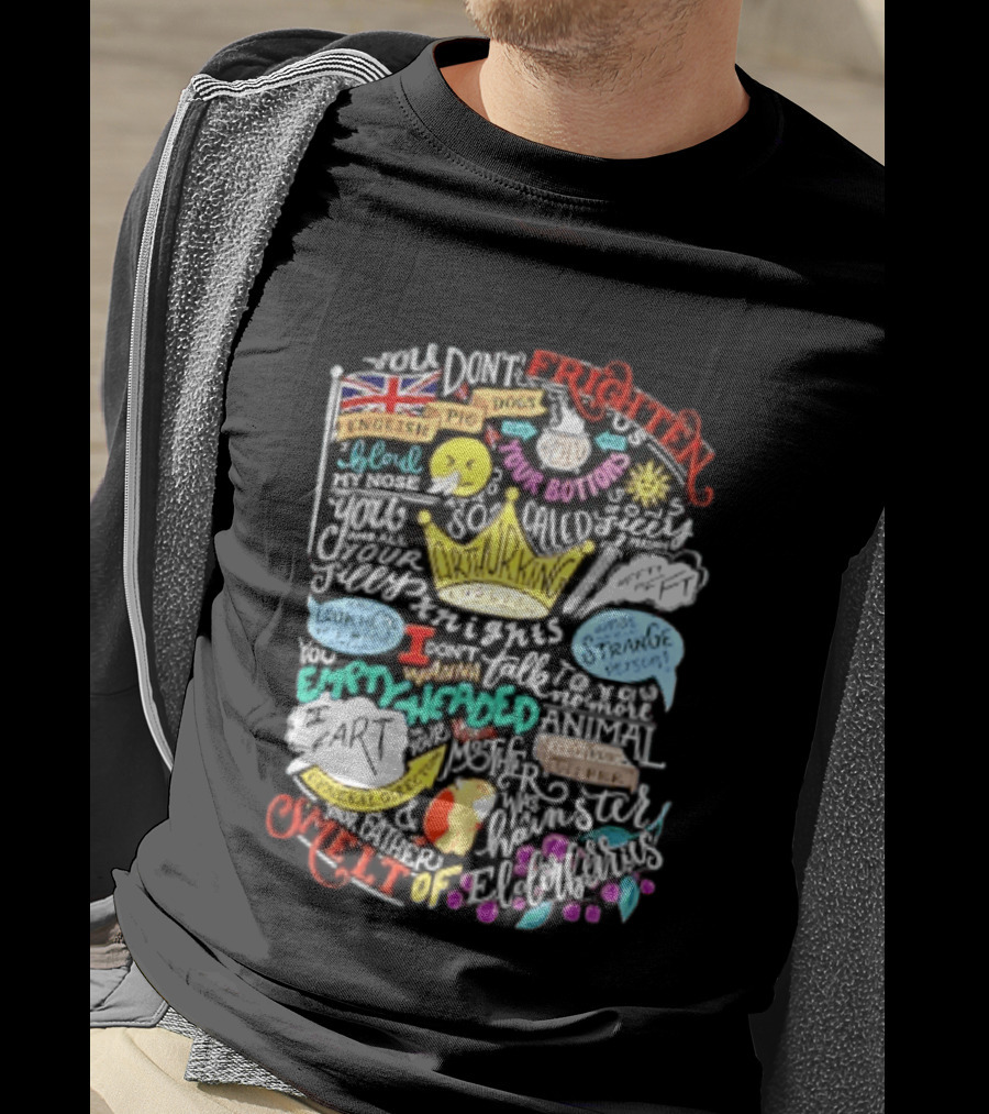 Monty Python And The Holy Grail Your Mother Was A Hamster Silly Insults And Grail Knights Quotes T-Shirt