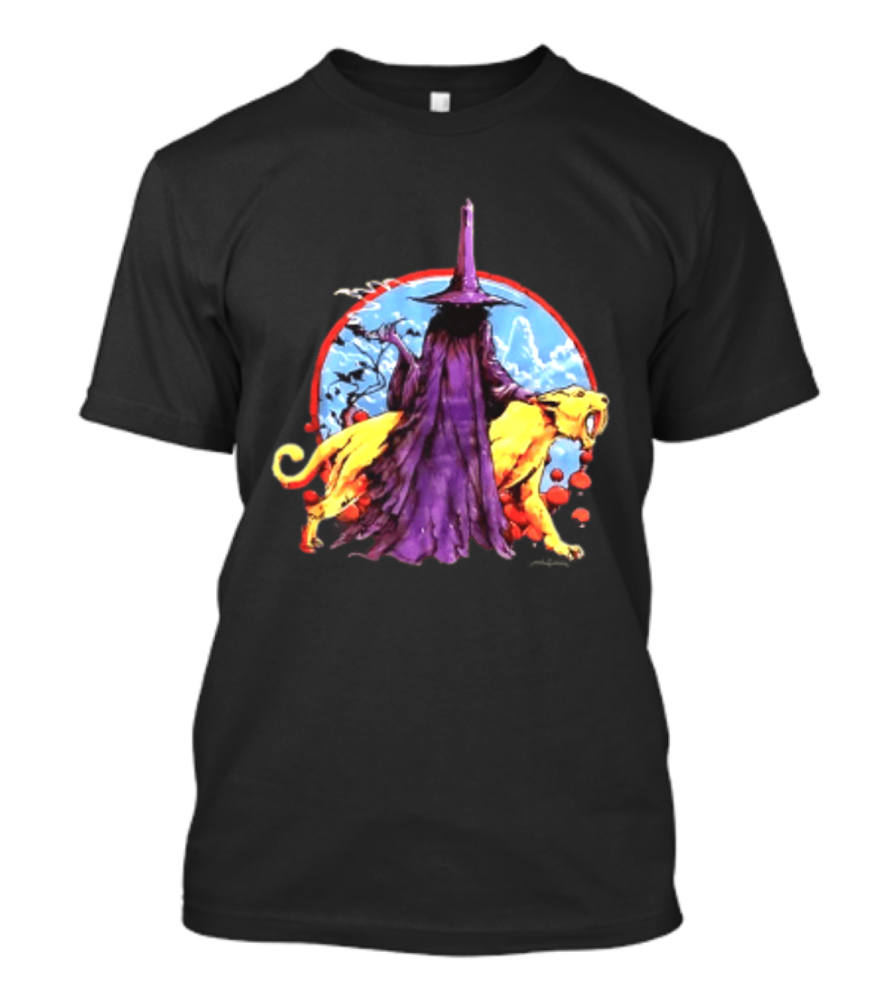 Wizard And Smilodon Super Teenage Death Star Group Intemperance Talent T-Shirt