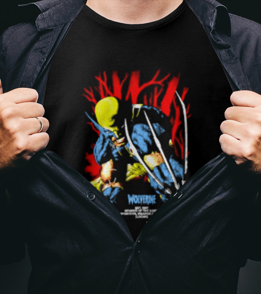 Wolverine Est 1997 Member Of X Men CIA Operative Weapon X Program Logan T-Shirt