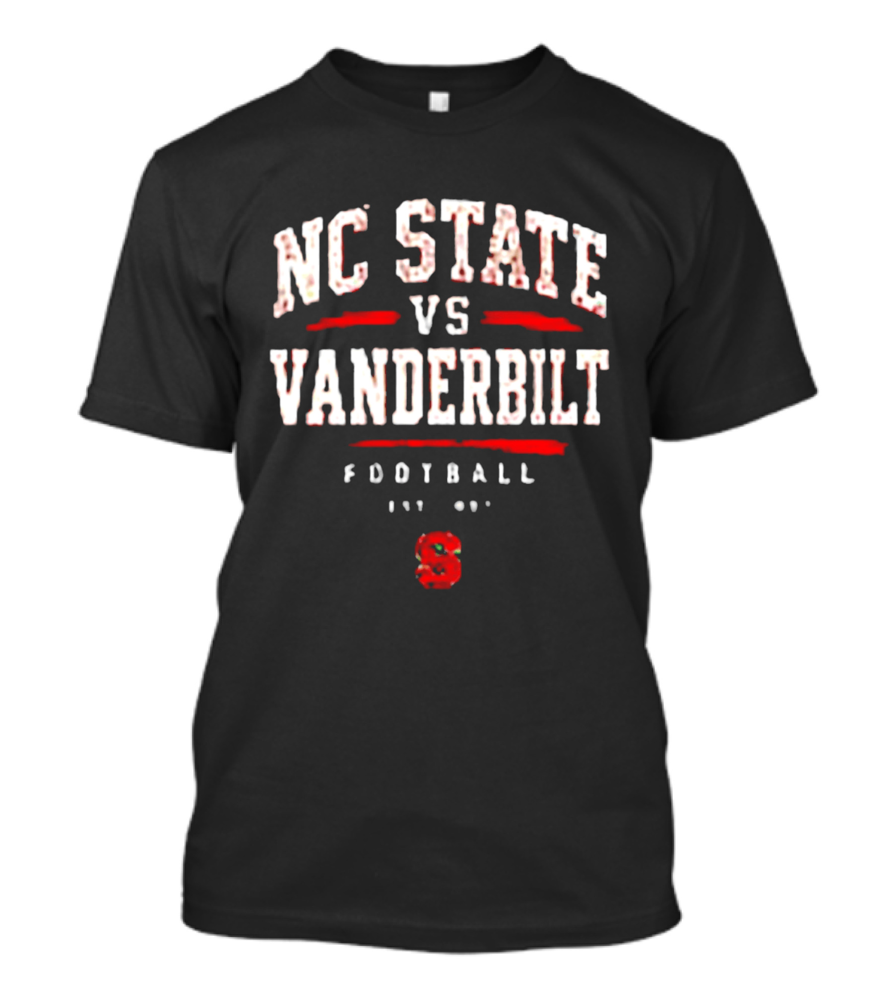 NC State Vs Vanderbilt Football Est 1887 Classic Rivalry Matchup T-Shirt