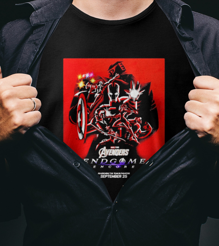 Avengers Endgame Encore 2026 Marvel Studios September 25 T-Shirt
