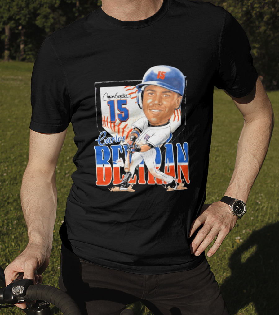 Carlos Beltran 15 NY Mets Baseball Art 2026 T-Shirt