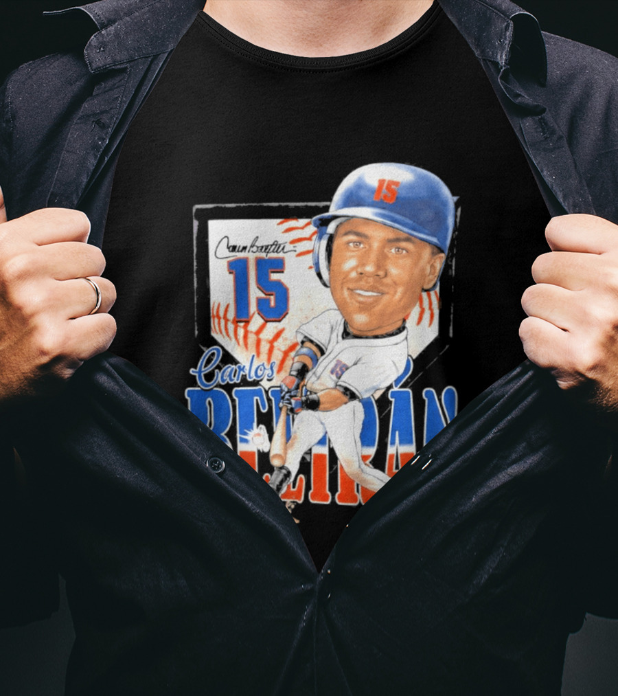 Carlos Beltran 15 NY Mets Baseball Art 2026 T-Shirt